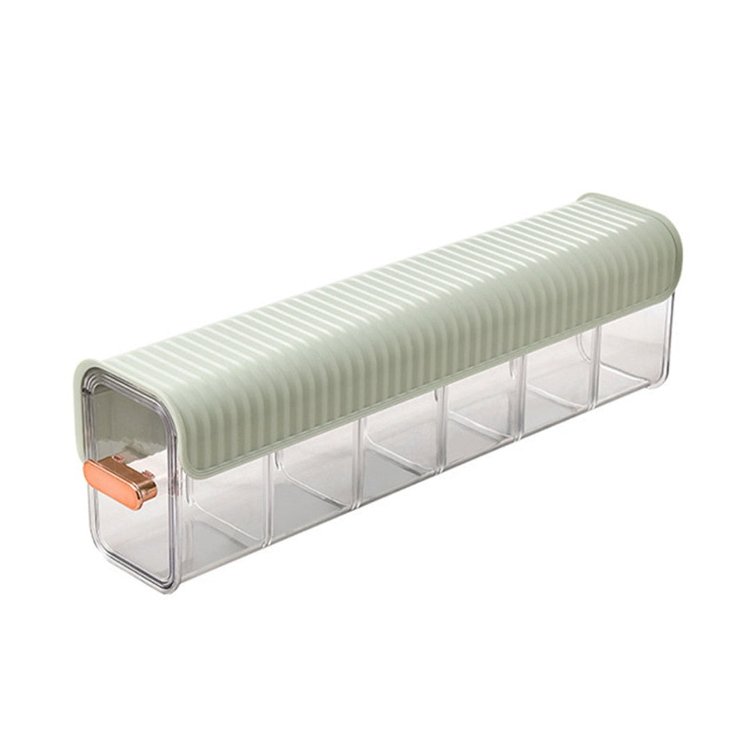Cutie de Depozitare Macvi® Montata pe Perete cu 6 separatoare, organizator Spatios si Stilat pentru lenejerie, Accesorii si produse de bucatarie