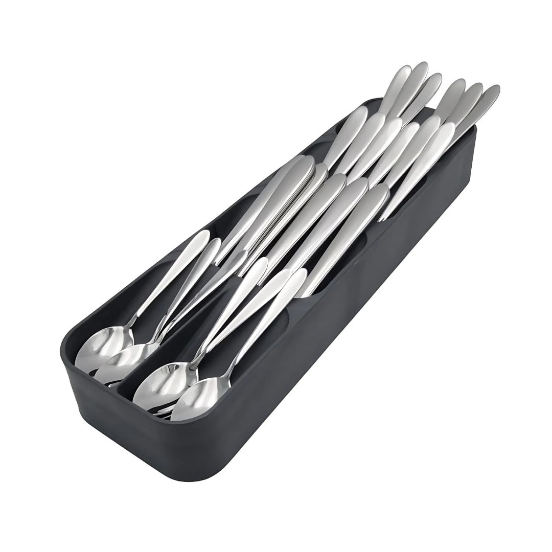 Suport tacamuri Macvi® organizator compact material durabil design modern stabilitate sporita culoare gri