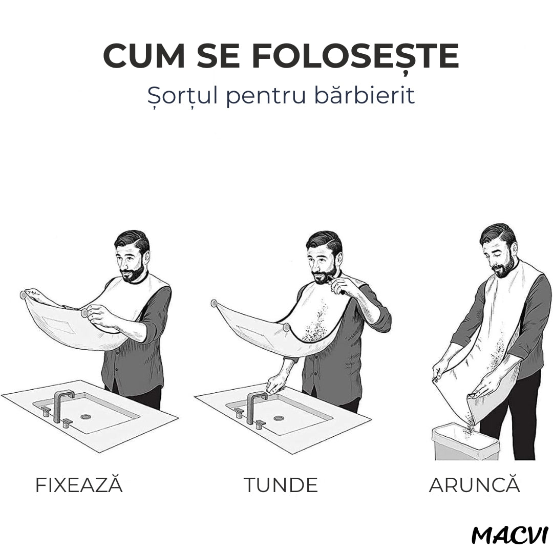 Pelerina tuns Macvi, impermeabila, cu ventuze, alb, 100x70cm